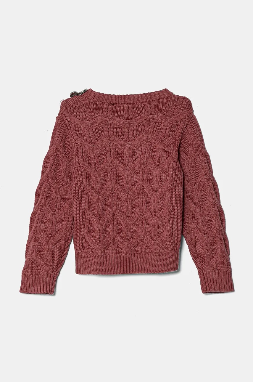 Детский свитер с примесью шерсти Guess цвет розовый J4BR09 Z37L1