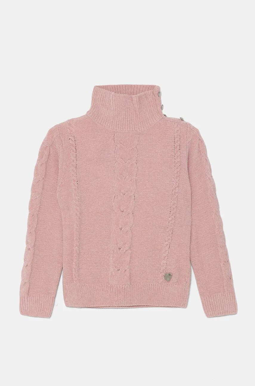 Levně Dětský svetr Guess růžová barva, J4BR11 Z39O0