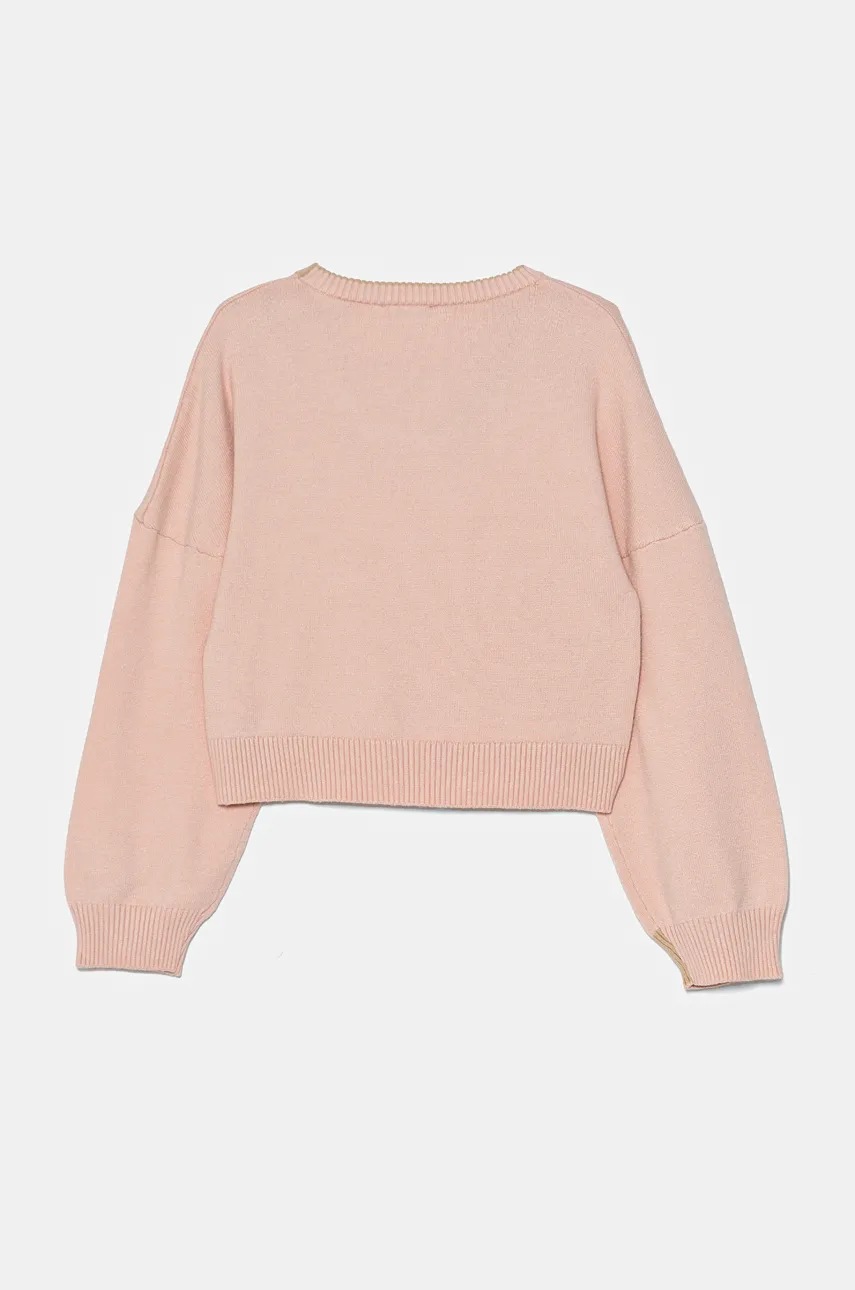 Детский свитер Pinko Up цвет розовый лёгкий F4PIJGJP087