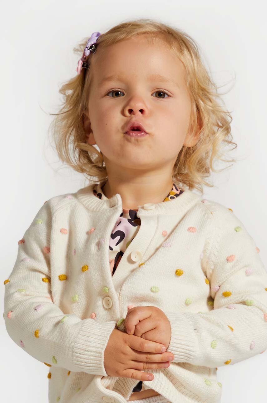 

Бебешка жилетка Coccodrillo в бежово PASTELOVE GIRL NEWBORN, Бежов