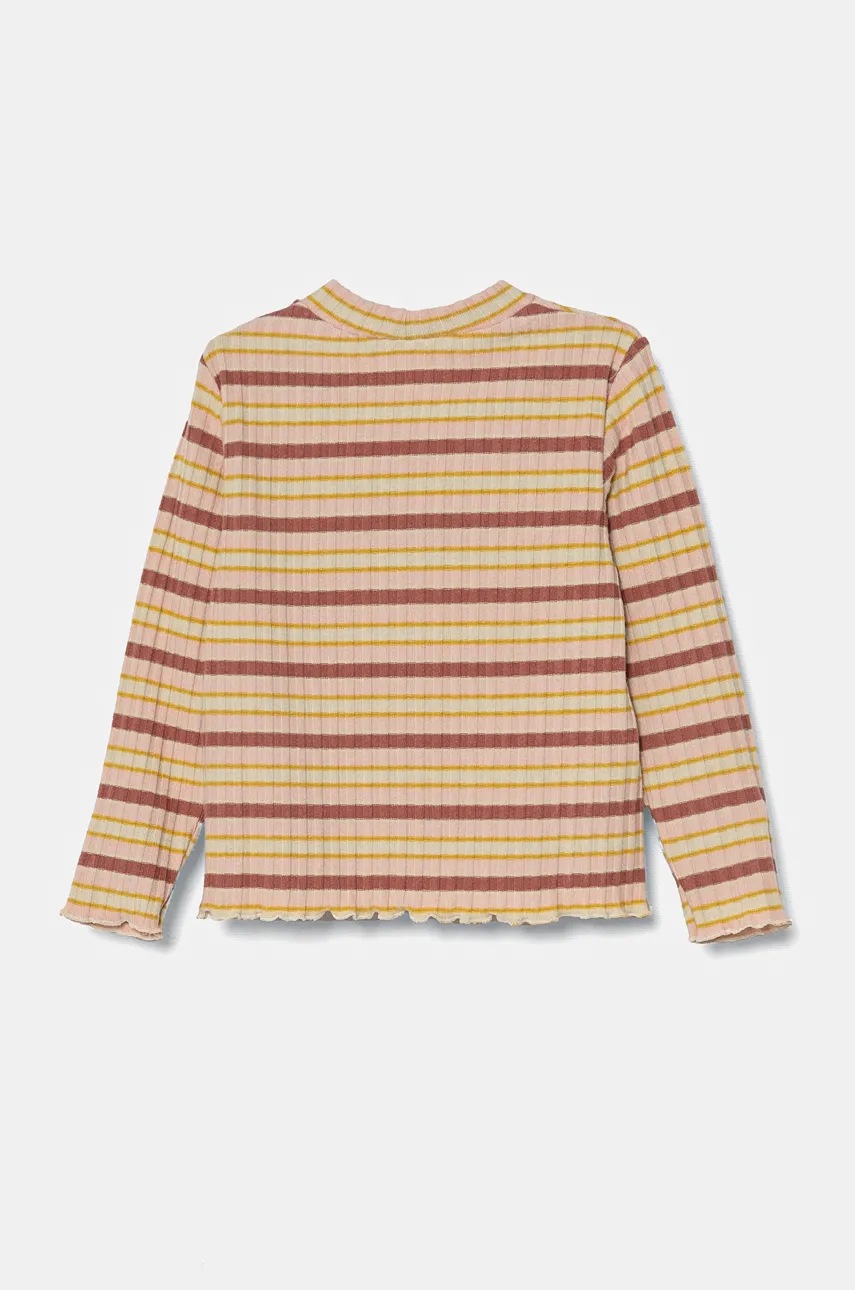 Детский лонгслив United Colors of Benetton цвет бежевый 3GDAG200X