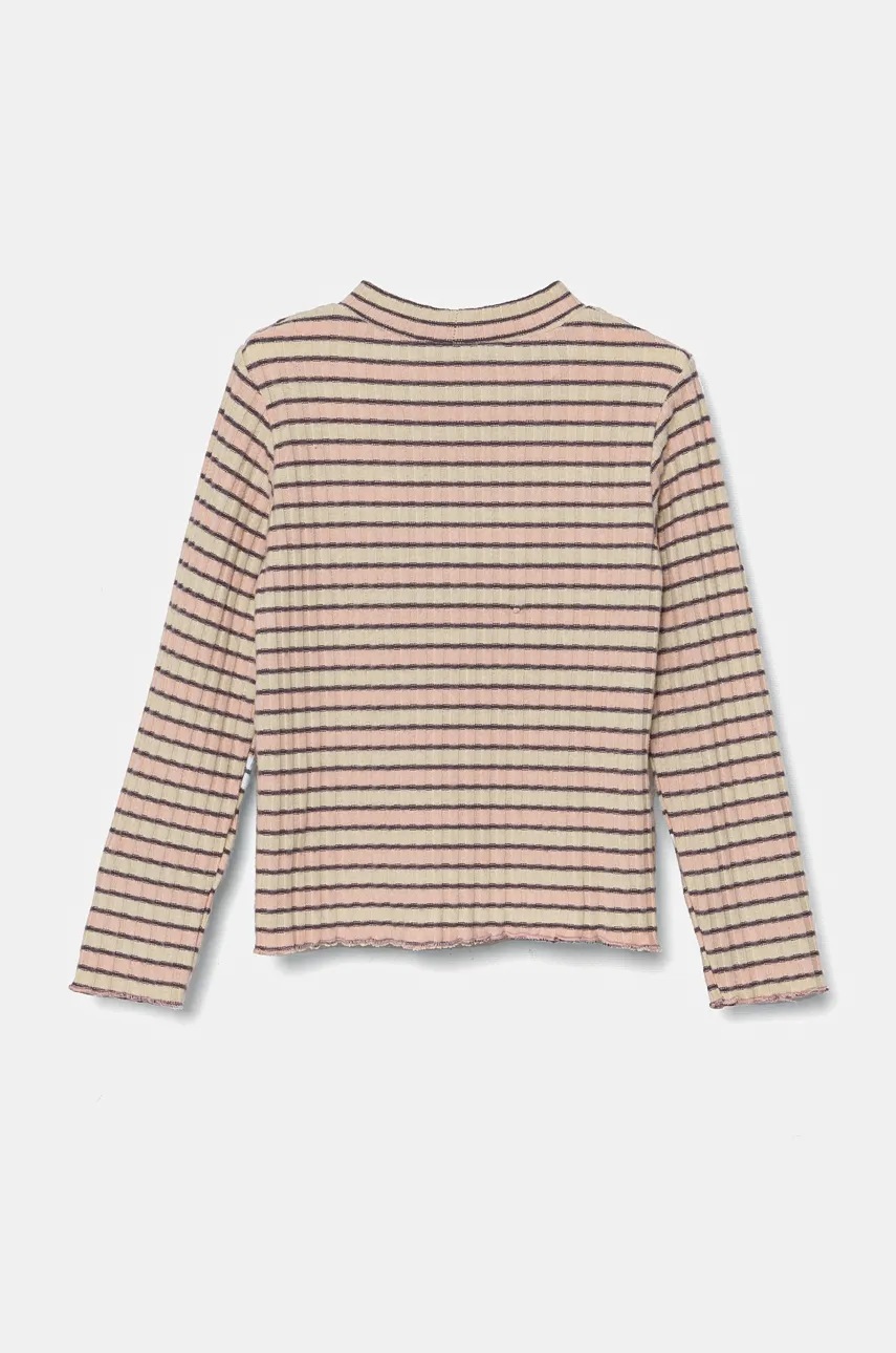 Детский лонгслив United Colors of Benetton цвет бежевый 3GDAG200X