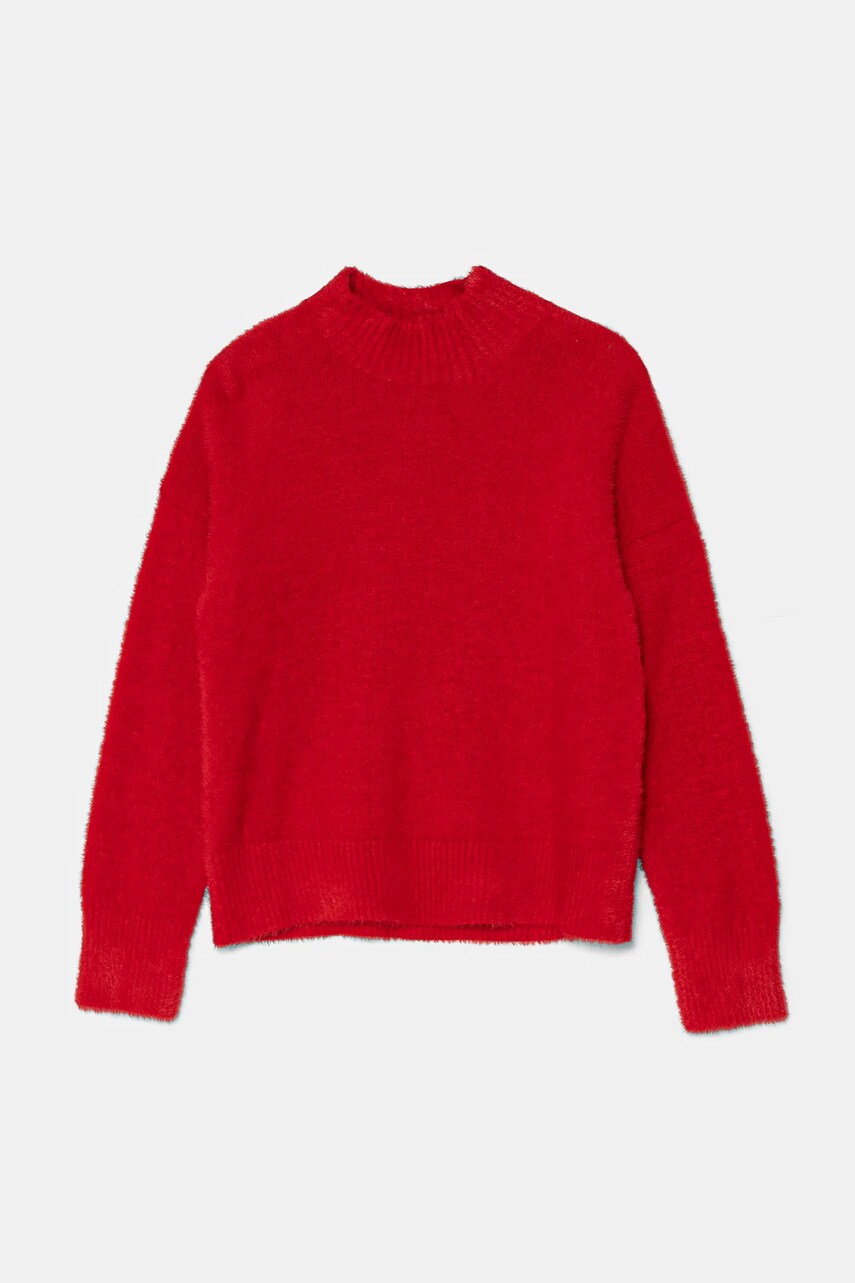 United Colors of Benetton pulover copii culoarea rosu, 19BAC200I