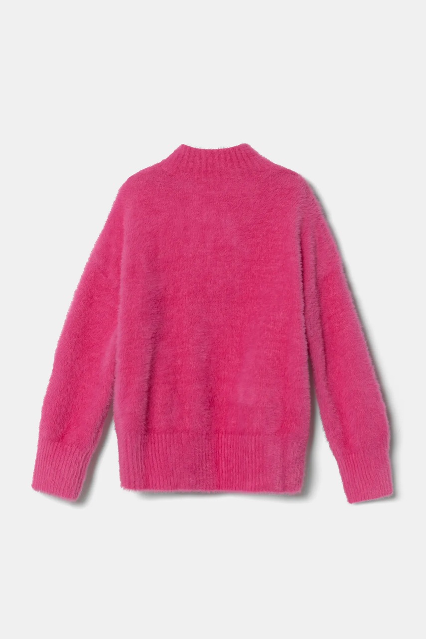 Дитячий светр United Colors of Benetton колір рожевий 19BAC200I