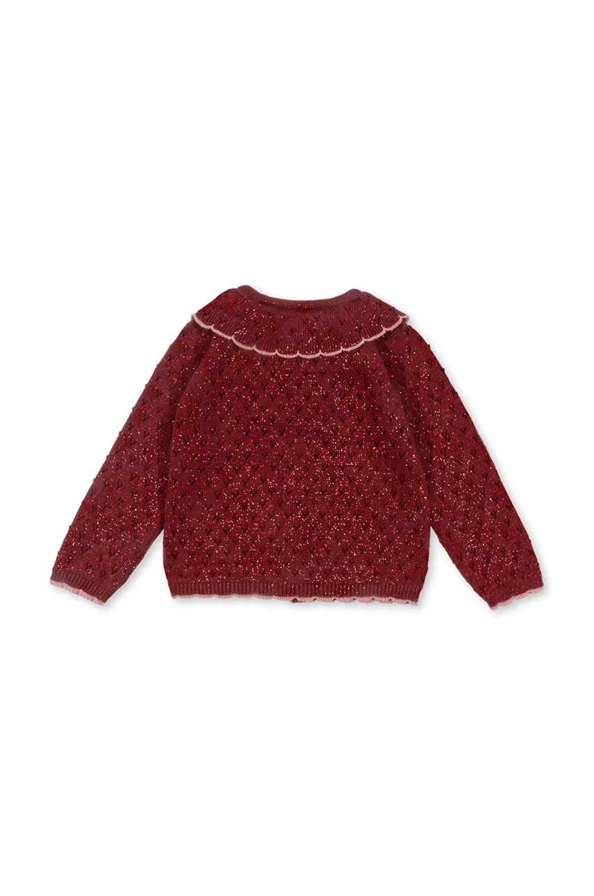 Детский кардиган Konges Sløjd HOLIDAY KNIT CARDIGAN цвет красный лёгкий KS101994 в Полтаве Детский кардиган Konges Sløjd HOLIDAY KNIT CARDIGAN цвет красный лёгкий KS101994 в Полтаве