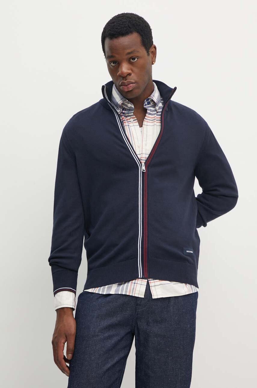

Памучна жилетка Tommy Hilfiger в тъмносиньо MW0MW35855, Тъмносин