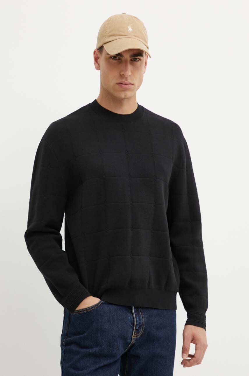 

Пуловер Armani Exchange мъжки в черно 6DZM6C ZM5AZ, Черен