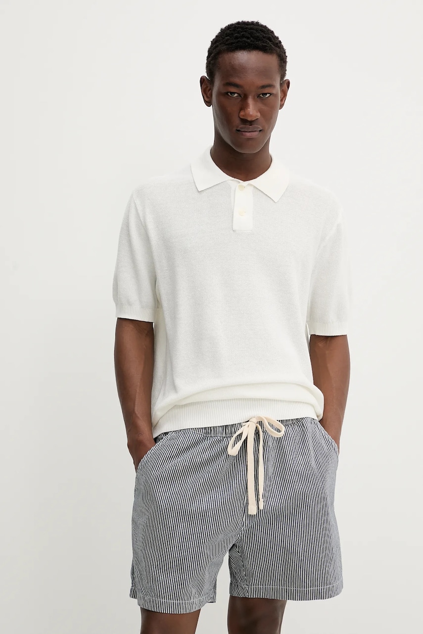 Levně Bavlněné polo tričko Levi's hnědá barva, A7294