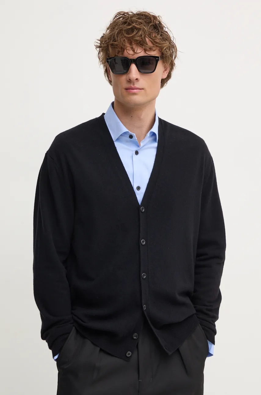 

Вълнена жилетка United Colors of Benetton в черно 1002U601B, Черен
