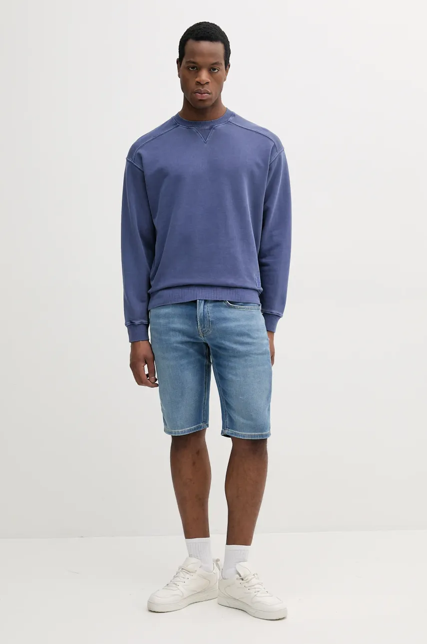 Хлопковая кофта United Colors of Benetton мужская однотонная 3P0VU1095 Хлопковая кофта United Colors of Benetton мужская однотонная 3P0VU1095