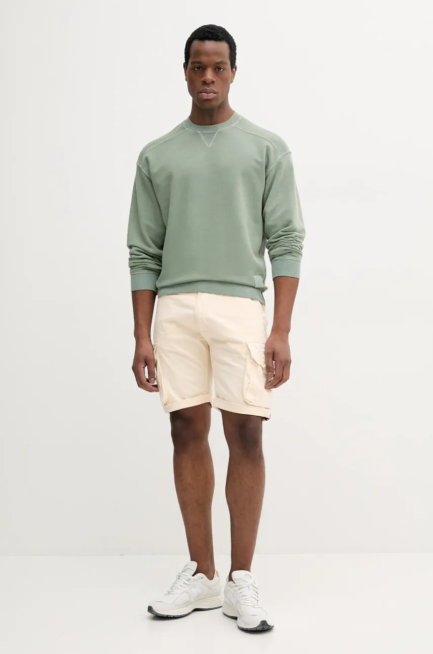 Хлопковая кофта United Colors of Benetton мужская однотонная 3P0VU1095 Хлопковая кофта United Colors of Benetton мужская однотонная 3P0VU1095