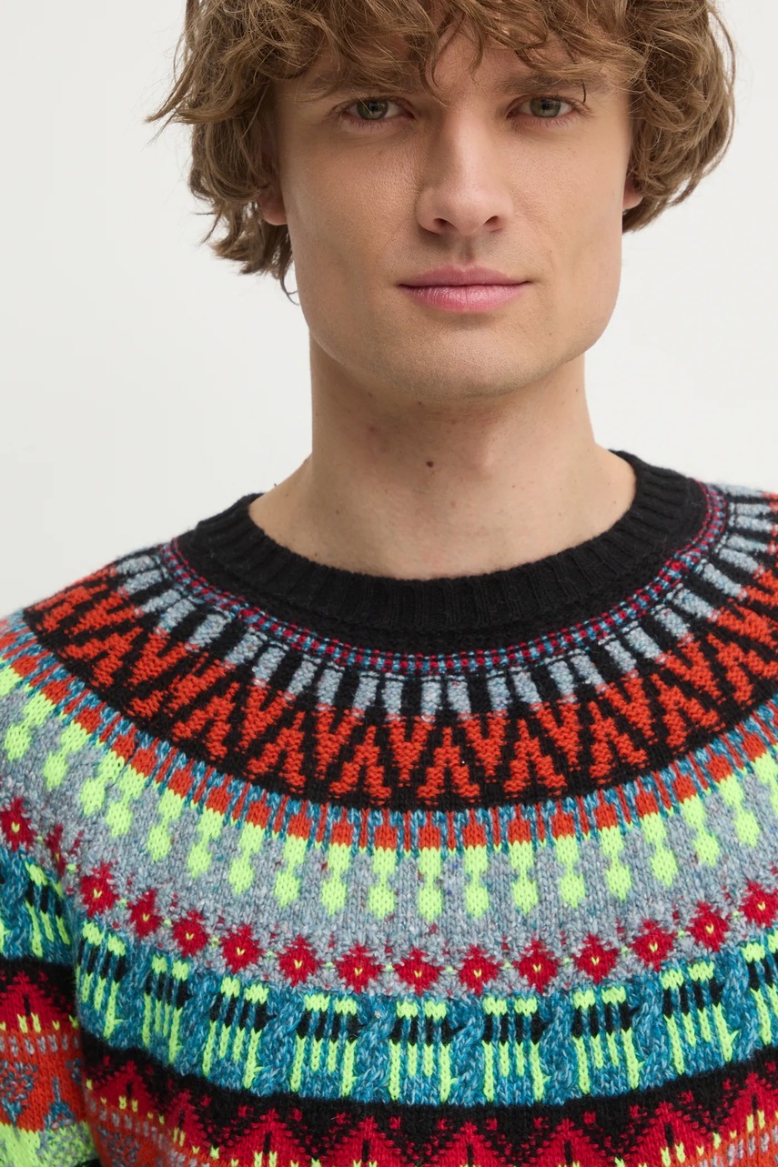 Πουλόβερ United Colors of Benetton χρώμα: μαύρο, 1144K108V φωτογραφία