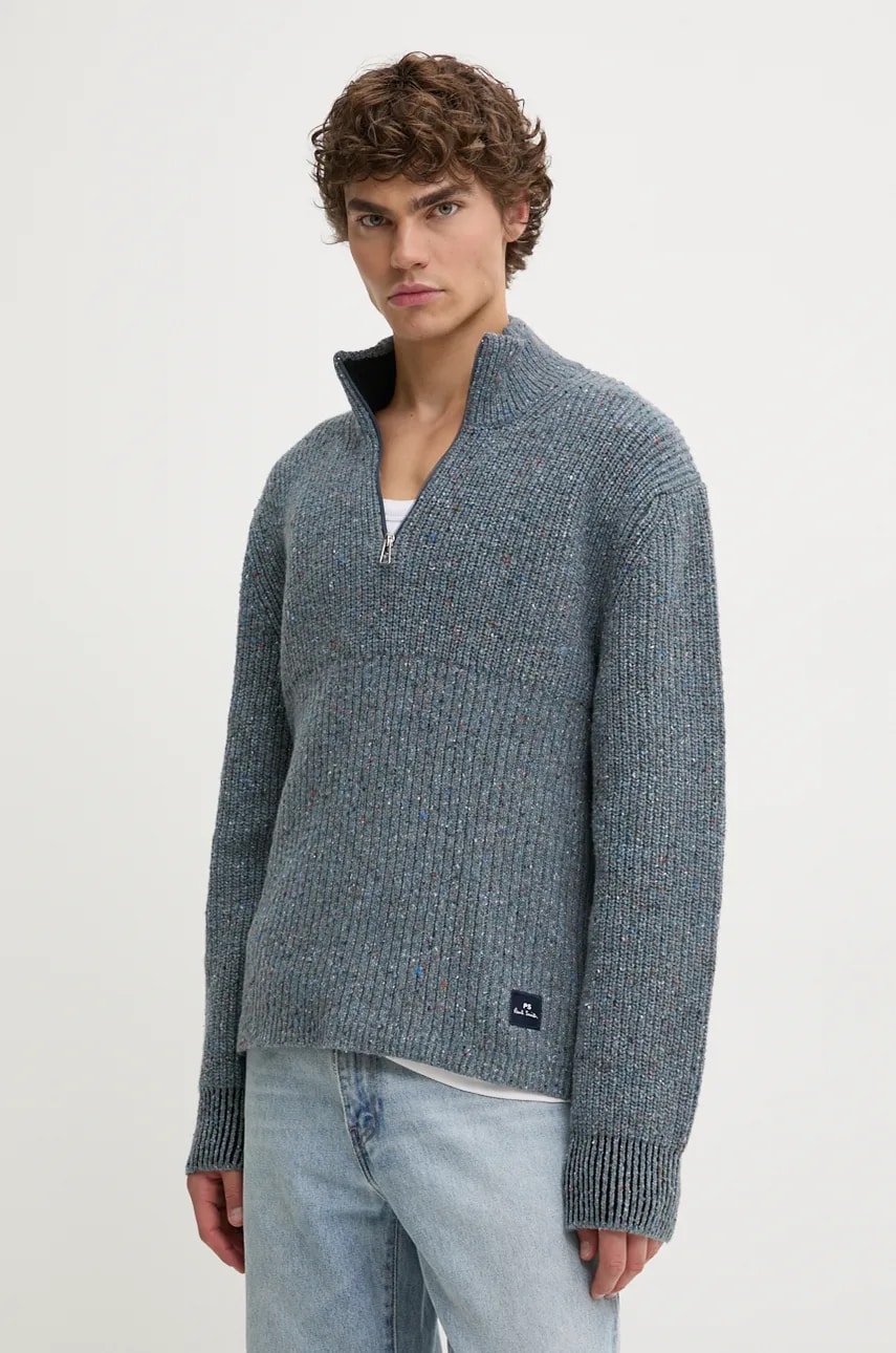 PS Paul Smith pulover barbati, călduros, cu guler, M2R.969Y.N22234 PS Paul Smith pulover barbati, călduros, cu guler, M2R.969Y.N22234