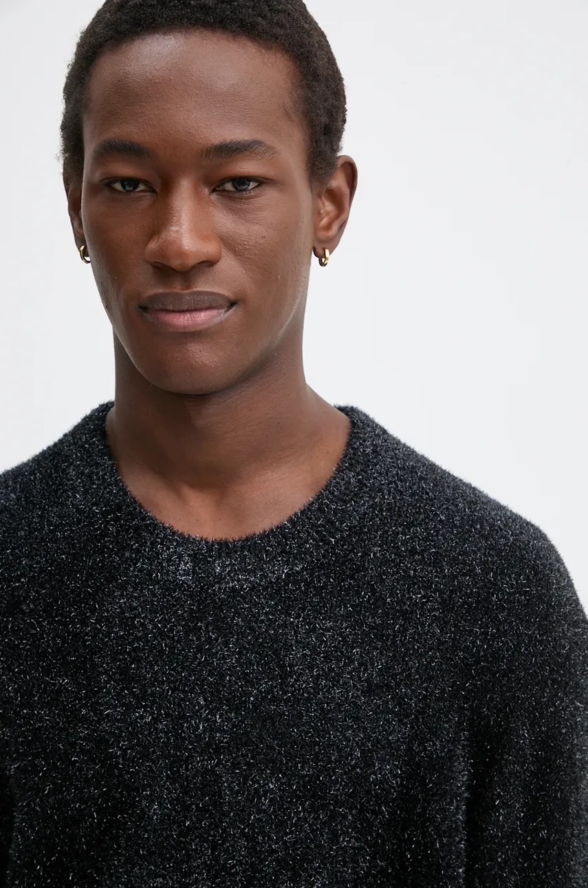 Πουλόβερ κασμίρ The Kooples χρώμα: μαύρο, HPUL29023K φωτογραφία