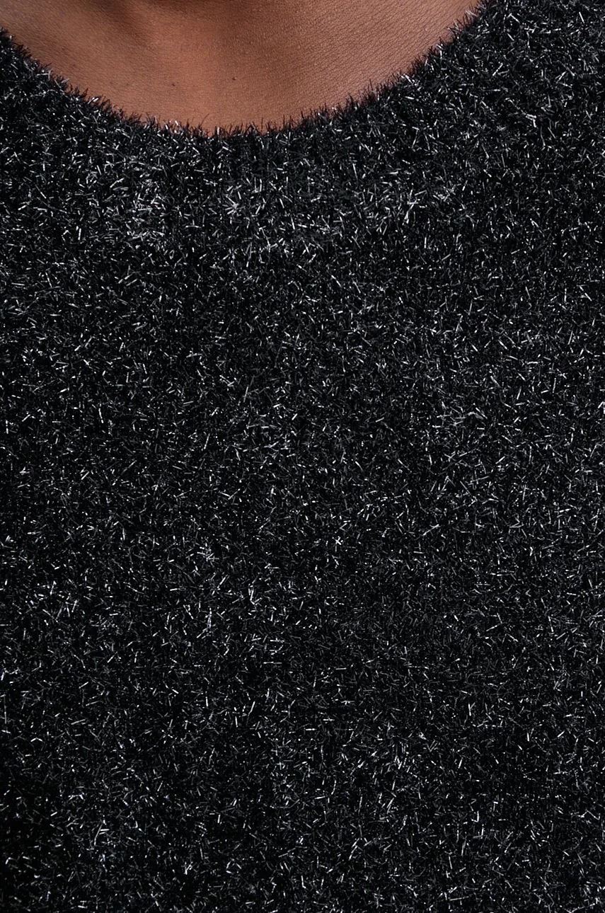 Πουλόβερ κασμίρ The Kooples χρώμα: μαύρο, HPUL29023K φωτογραφία