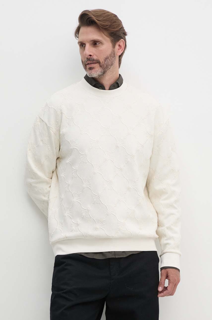 Joop! bluza barbati, culoarea bej, modelator, 30042884