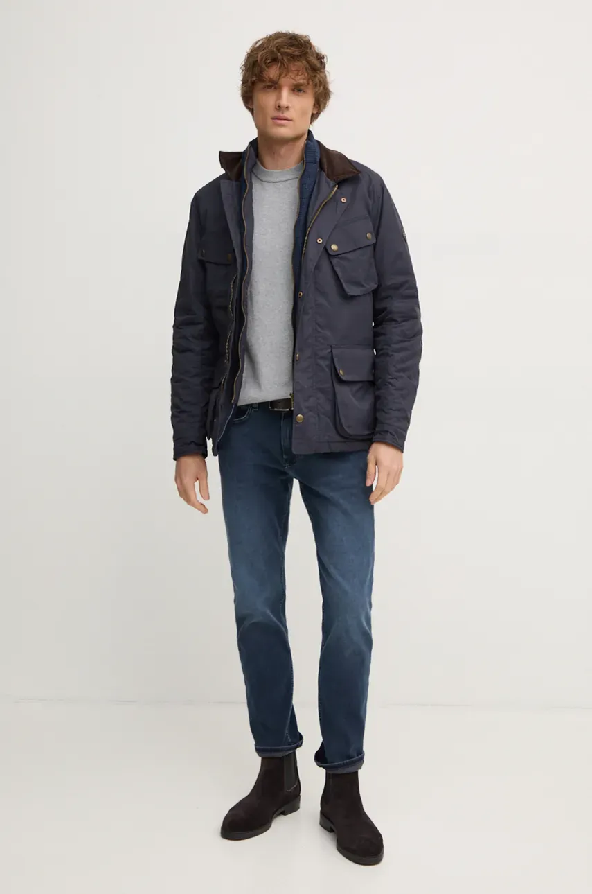 Свитер с примесью шерсти Pepe Jeans NEW ANDRE CREW NECK мужской цвет серый лёгкий PM702469 Свитер с примесью шерсти Pepe Jeans NEW ANDRE CREW NECK мужской цвет серый лёгкий PM702469