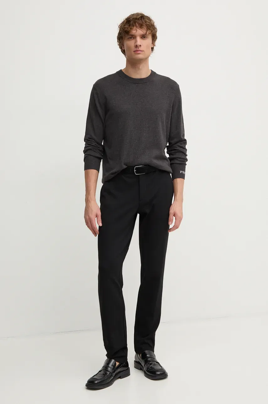 Свитер с примесью шерсти Pepe Jeans NEW ANDRE CREW NECK мужской цвет серый лёгкий PM702469 Свитер с примесью шерсти Pepe Jeans NEW ANDRE CREW NECK мужской цвет серый лёгкий PM702469