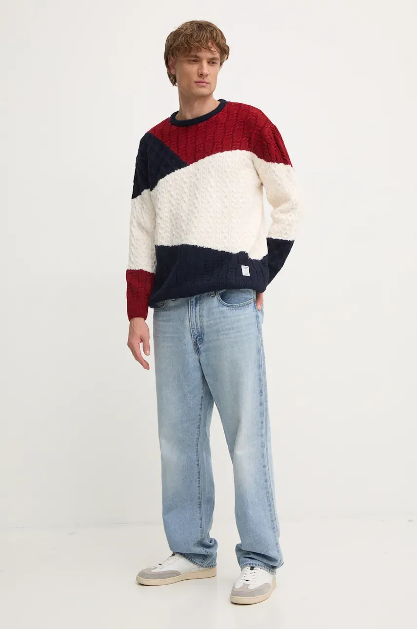 Свитер Pepe Jeans COURT мужской цвет бежевый PM702475 Свитер Pepe Jeans COURT мужской цвет бежевый PM702475