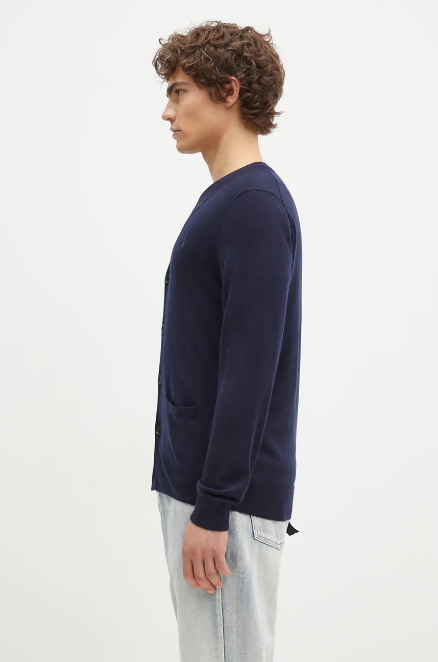 Шерстяной кардиган Polo Ralph Lauren RWS-Longsleeve цвет синий 710946144 Шерстяной кардиган Polo Ralph Lauren RWS-Longsleeve цвет синий 710946144