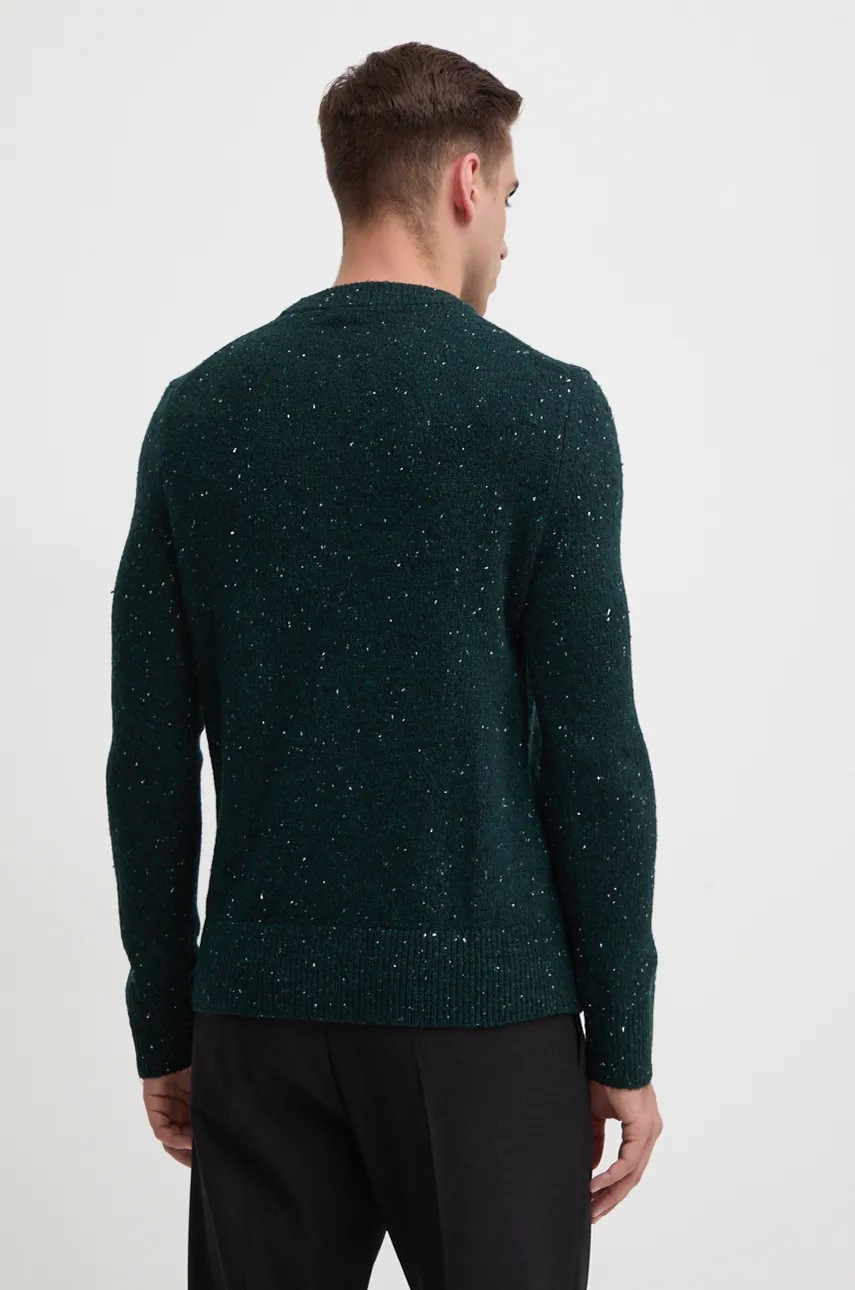 Μάλλινο πουλόβερ Michael Kors ανδρικό, χρώμα: πράσινο, CF460D2322 φωτογραφία