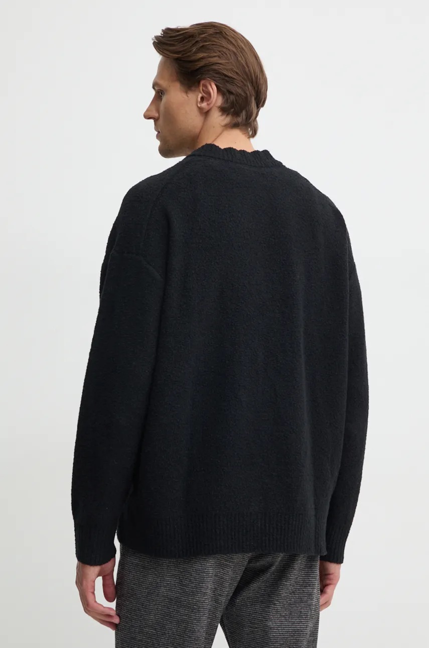 Πουλόβερ Calvin Klein Jeans χρώμα: μαύρο, J30J326452 φωτογραφία