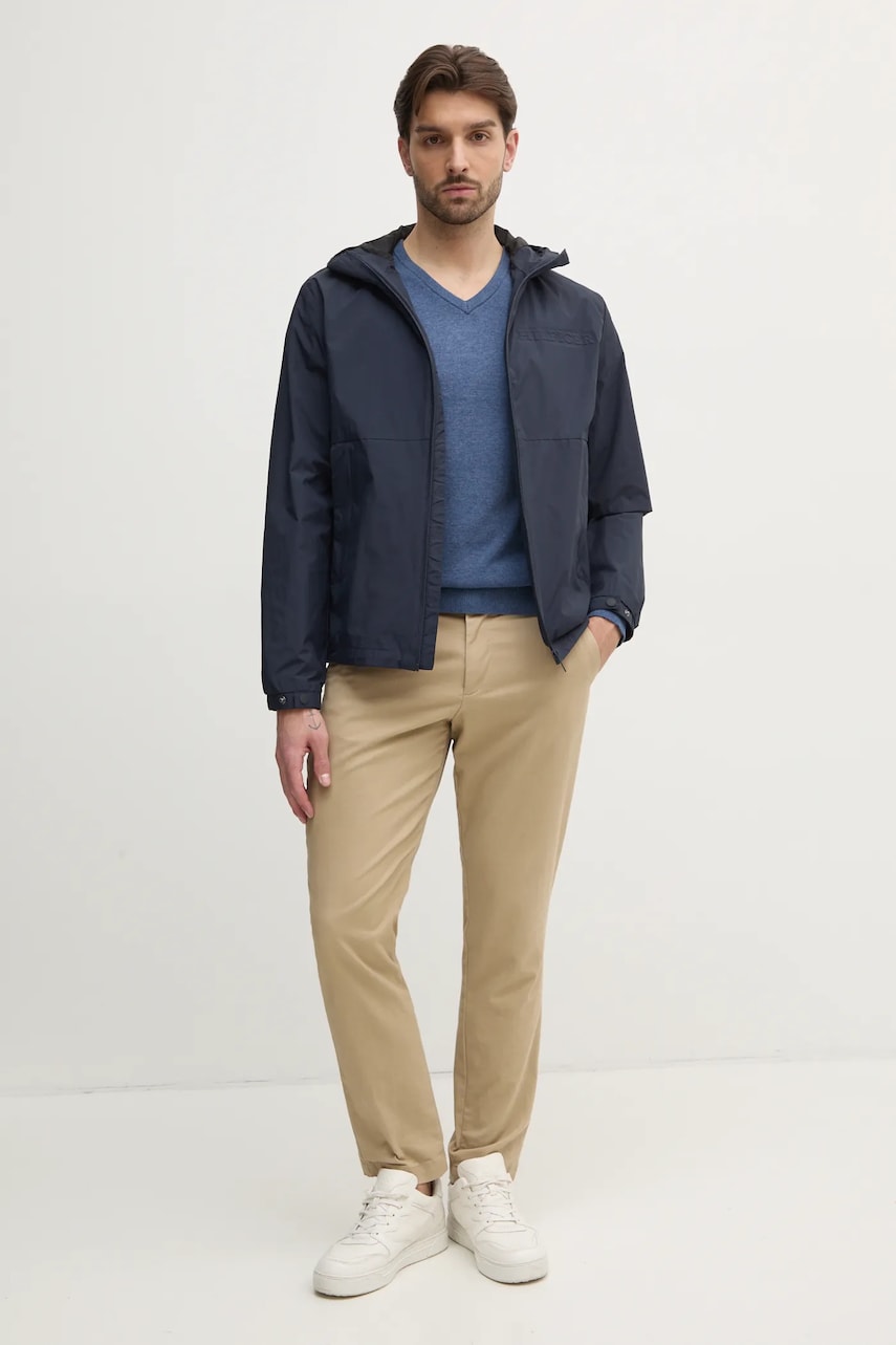 Хлопковый свитер Tommy Hilfiger цвет чёрный лёгкий MW0MW14745 Хлопковый свитер Tommy Hilfiger цвет чёрный лёгкий MW0MW14745