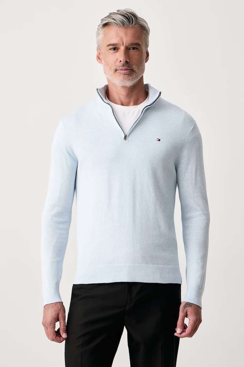 Tommy Hilfiger πουλόβερ ανδρικό βαμβακερό