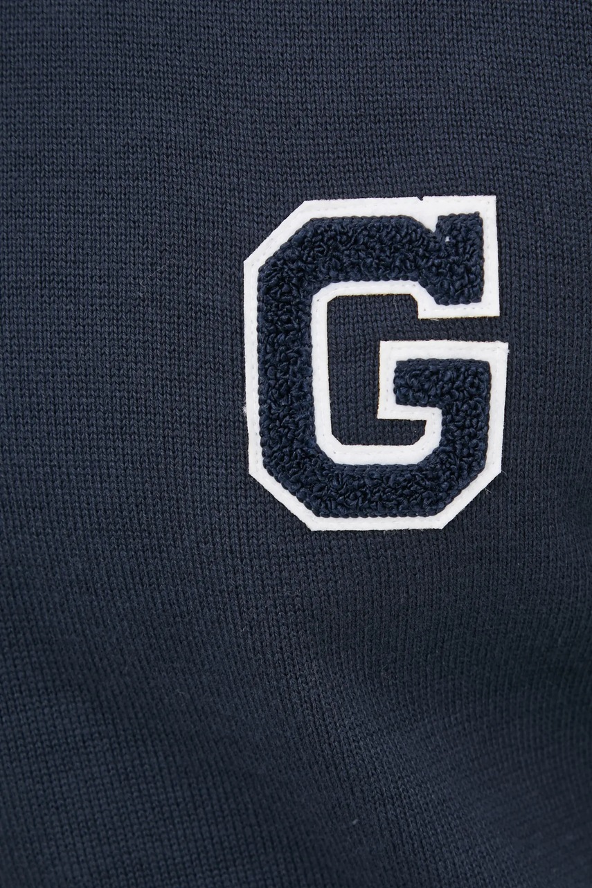 Βαμβακερό πουλόβερ Gant χρώμα: ναυτικό μπλε, 8030221 φωτογραφία