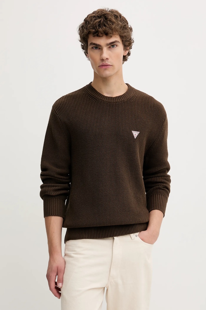 Памучен пуловер Guess Jeans