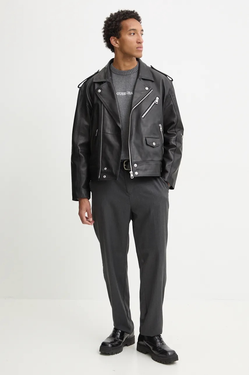 Хлопковый свитер Guess Jeans цвет серый  M4BR31 Z3HM1