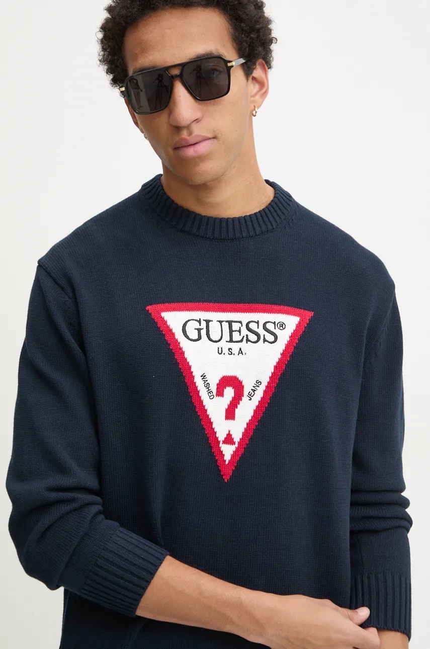 Bavlnený sveter Guess Jeans