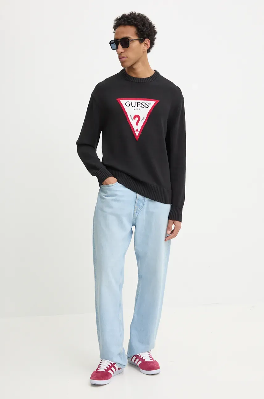 Bavlnený sveter Guess Jeans