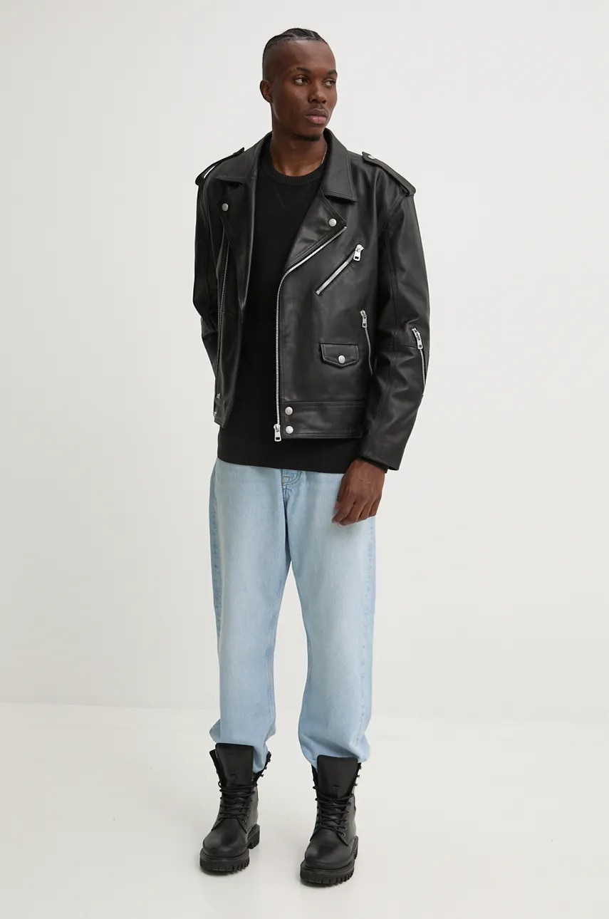 Свитер Tommy Jeans мужской цвет чёрный лёгкий DM0DM19438 Свитер Tommy Jeans мужской цвет чёрный лёгкий DM0DM19438