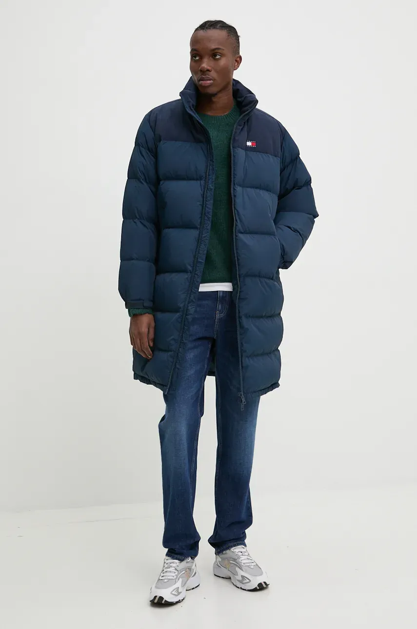 Свитер Tommy Jeans мужской цвет зелёный DM0DM19440 Свитер Tommy Jeans мужской цвет зелёный DM0DM19440