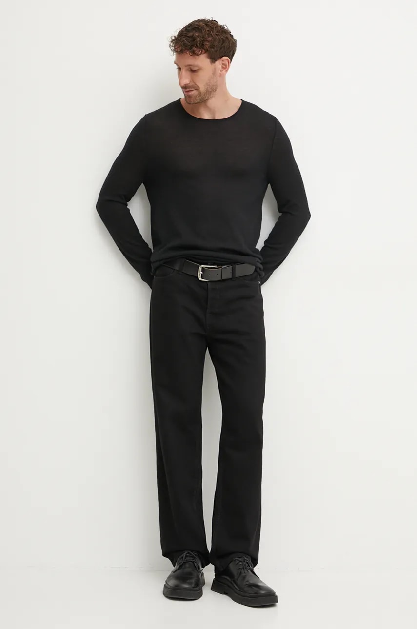 Кашемировый свитер ZADIG&VOLTAIRE цвет чёрный лёгкий KMSW00024 Кашемировый свитер ZADIG&VOLTAIRE цвет чёрный лёгкий KMSW00024