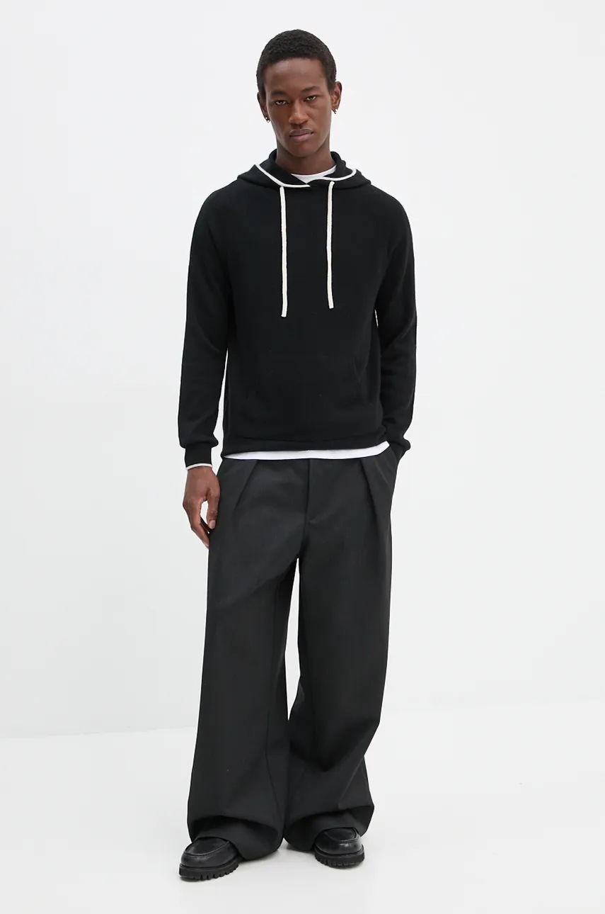 Свитер FROM FUTURE мужской цвет чёрный лёгкий MPH01174 Свитер FROM FUTURE мужской цвет чёрный лёгкий MPH01174