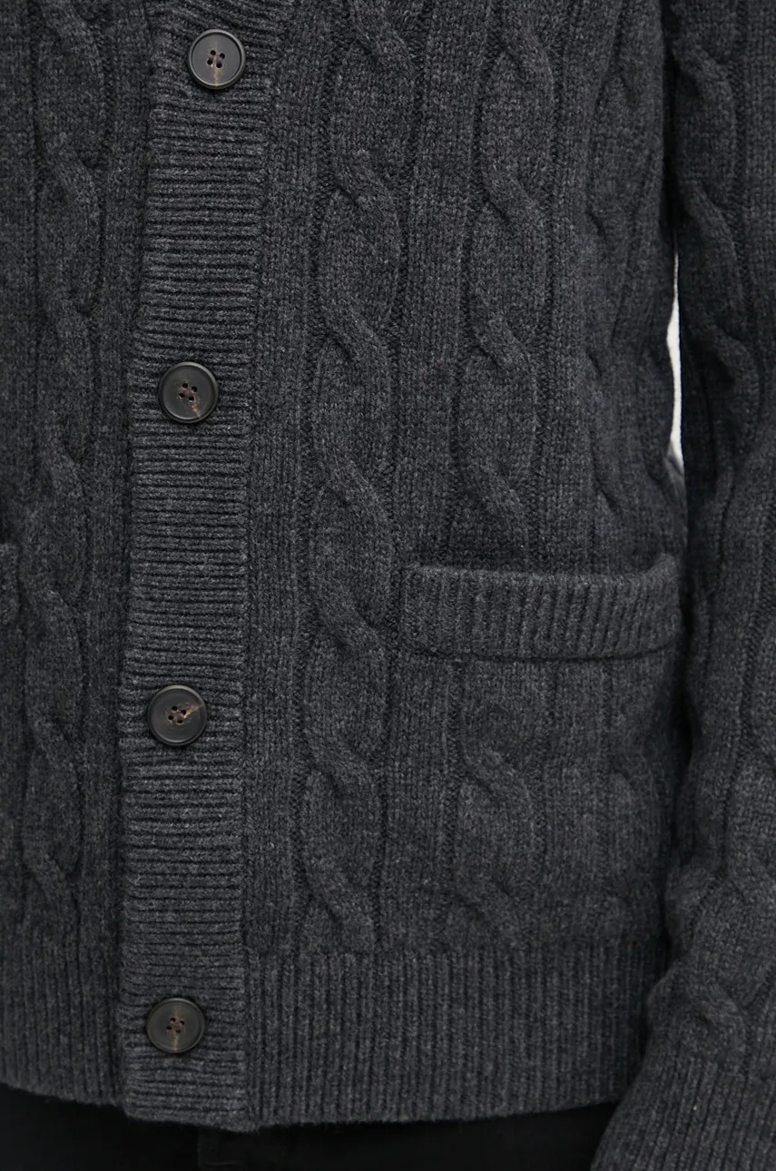 Πλεκτή ζακέτα Theory χρώμα: γκρι, O0981701 φωτογραφία