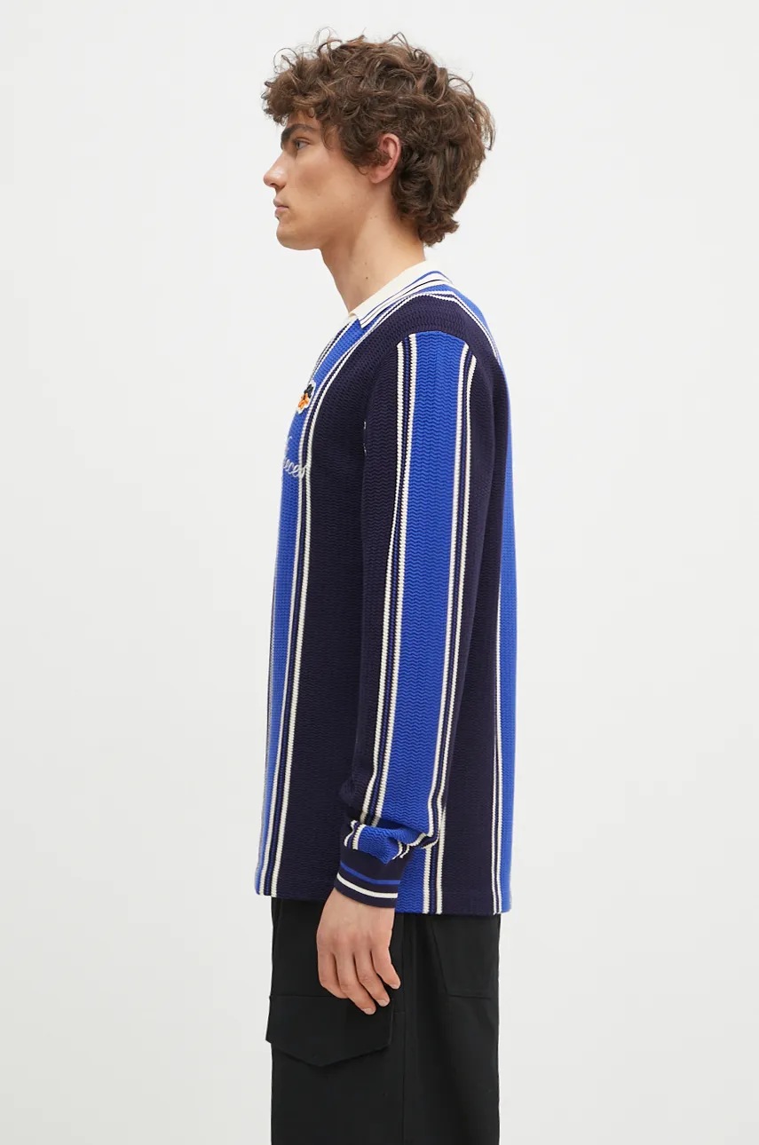 Свитер Filling Pieces Knit Football Jersey мужской цвет синий лёгкий 91099041925