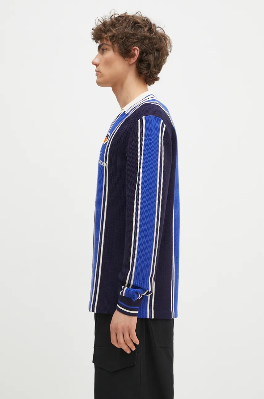 Свитер Filling Pieces Knit Football Jersey мужской цвет синий лёгкий 91099041925 Свитер Filling Pieces Knit Football Jersey мужской цвет синий лёгкий 91099041925