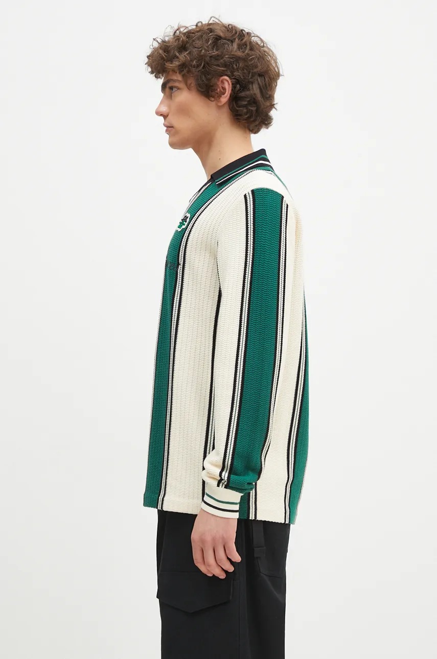 Свитер Filling Pieces Knit Football Jersey мужской цвет зелёный лёгкий 91099041926 Свитер Filling Pieces Knit Football Jersey мужской цвет зелёный лёгкий 91099041926