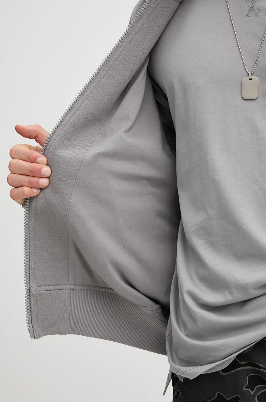 Βαμβακερή μπλούζα G-Star χρώμα: γκρι, D25107-D395 φωτογραφία