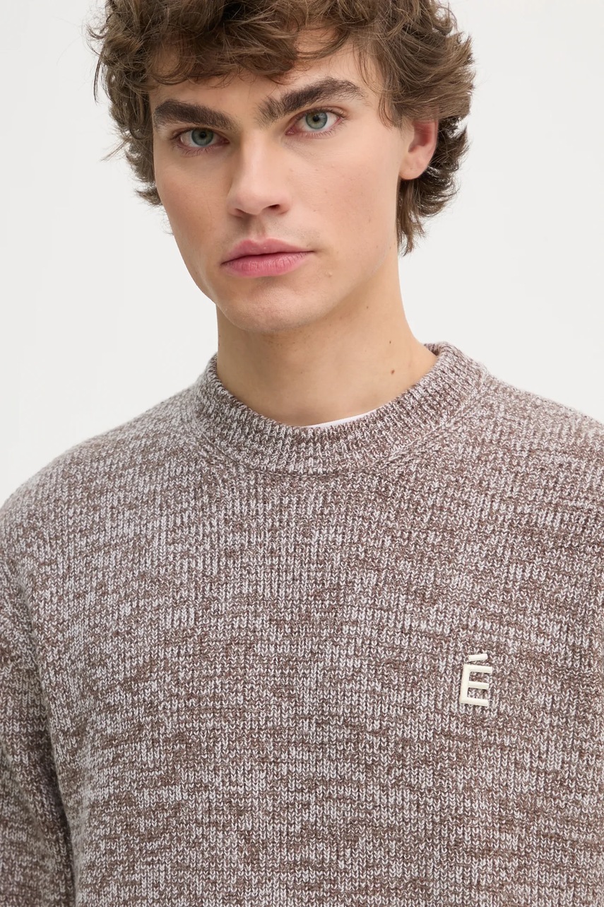 Μάλλινο πουλόβερ Études Studio ανδρικό, χρώμα: μπεζ, H24MMKNI601 φωτογραφία