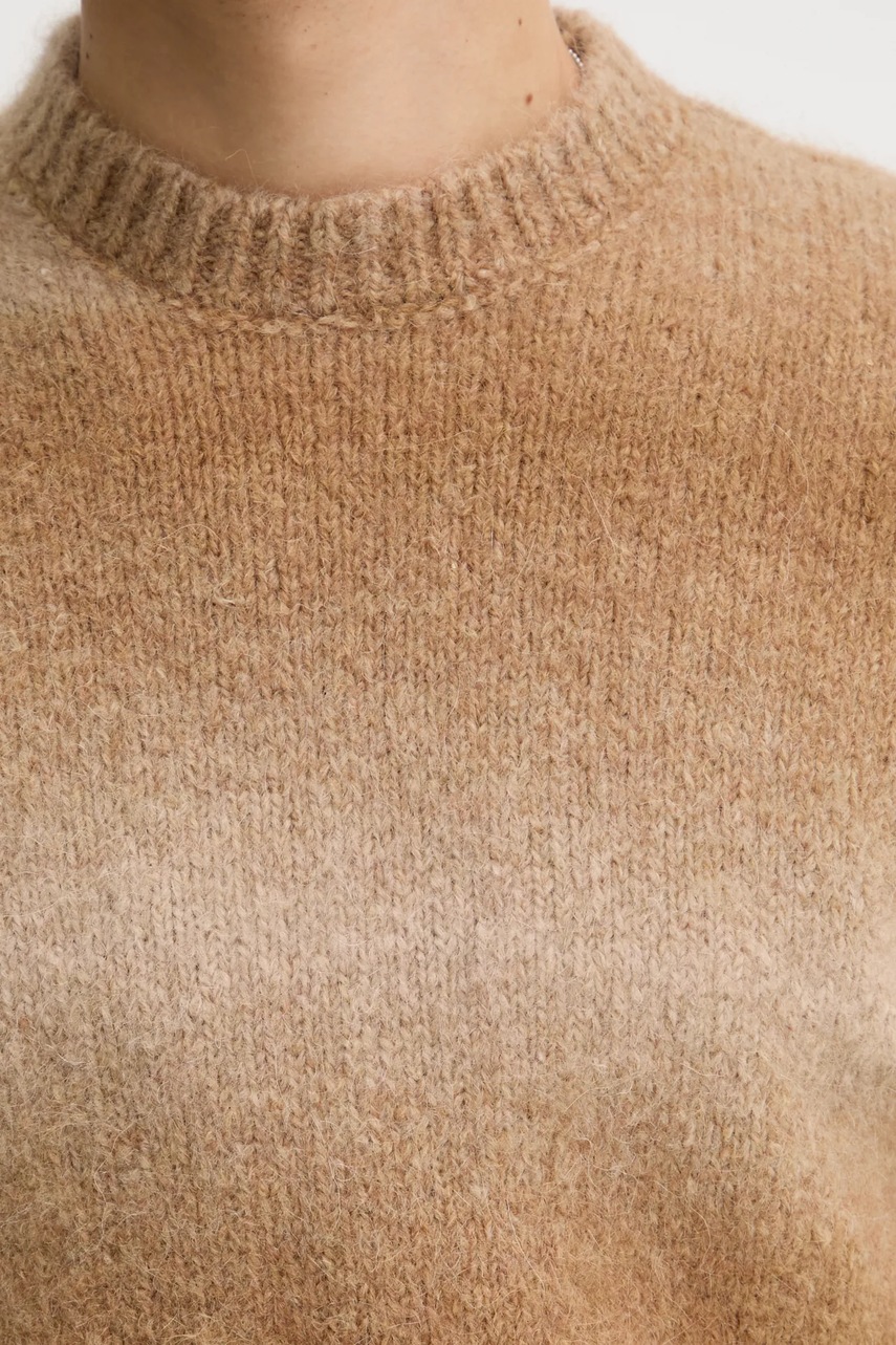 Πουλόβερ Études Studio χρώμα: μπεζ, H24MMKNI604 φωτογραφία