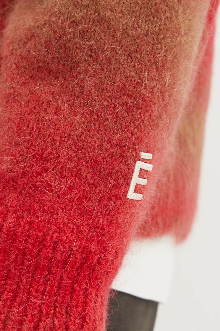 Μάλλινη ζακέτα Études Studio χρώμα: κόκκινο, H24MMKNI624 φωτογραφία