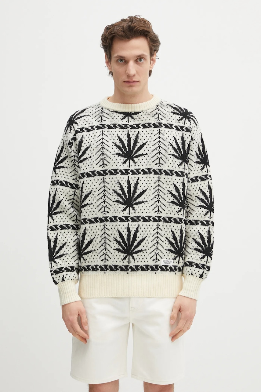 Wacko Maria sweter wełniany Hightimes
