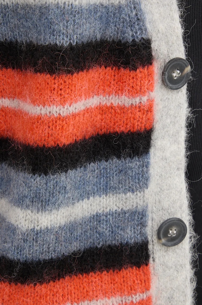 Vlněný svetr A.P.C. cardigan dave (obrázek 10)