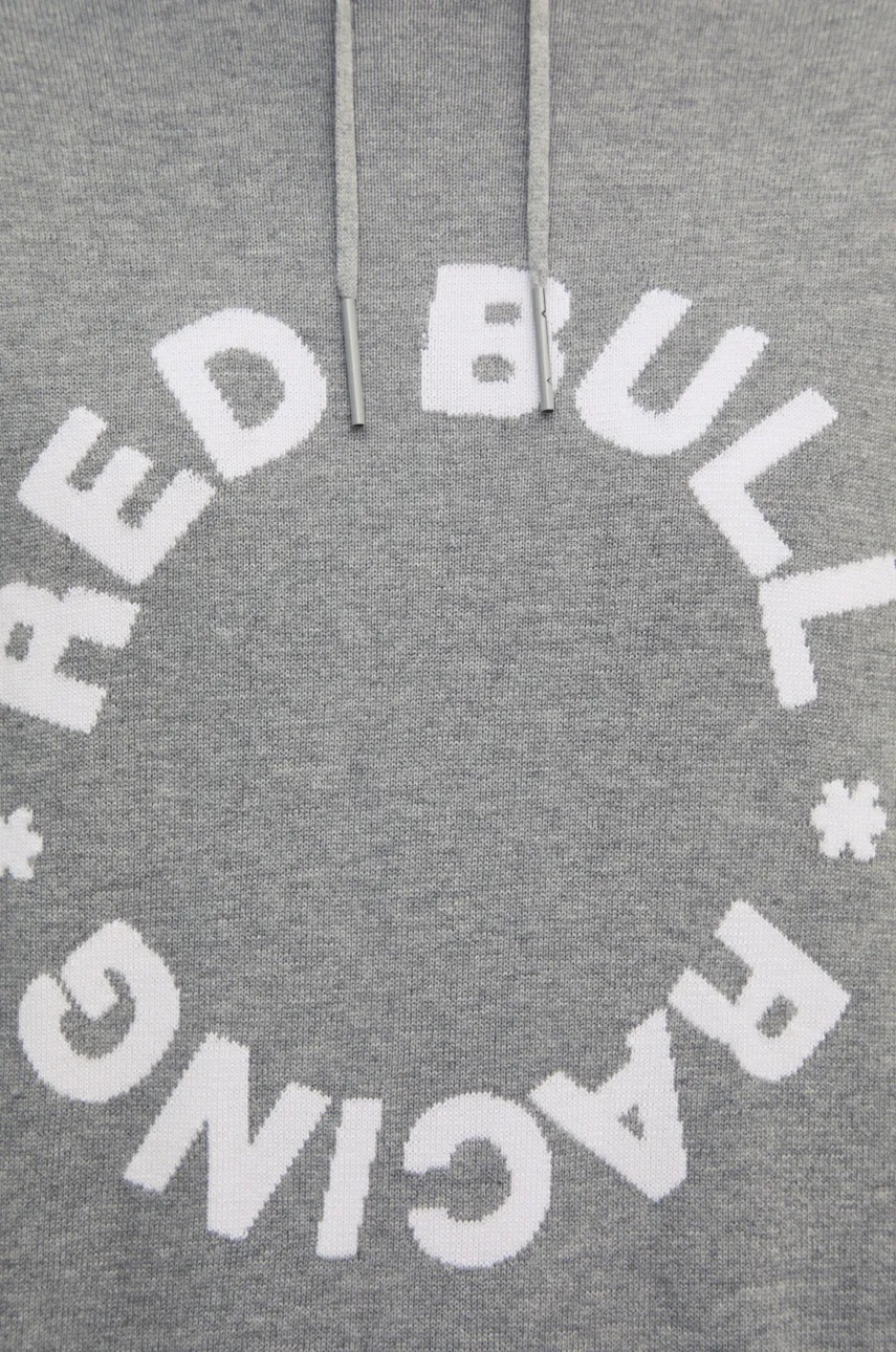 Βαμβακερό πουλόβερ Red Bull Racing x Pepe Jeans χρώμα: γκρι, RU700001 φωτογραφία