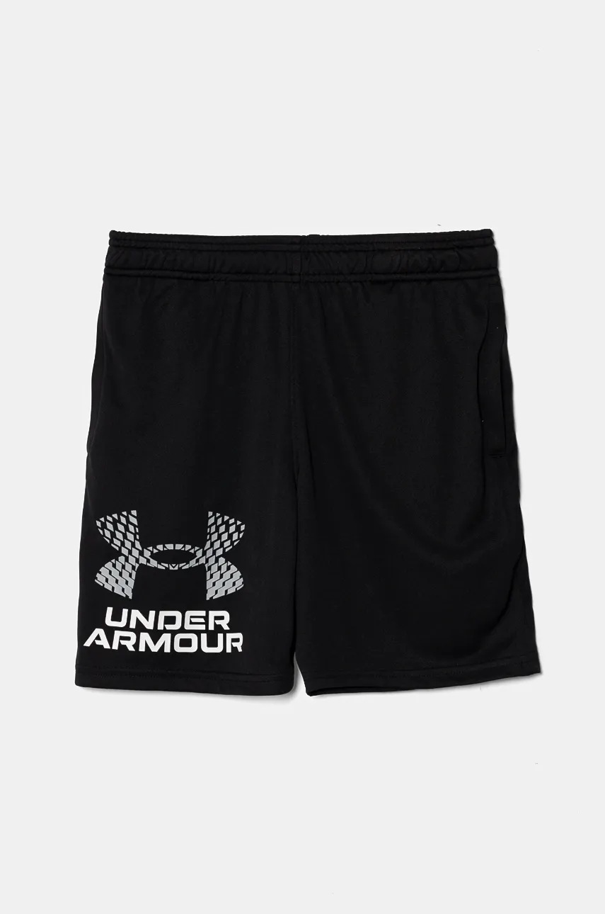 

Детски къси панталони Under Armour Tech Logo Shorts в черно с регулируема талия 1383333, Черен