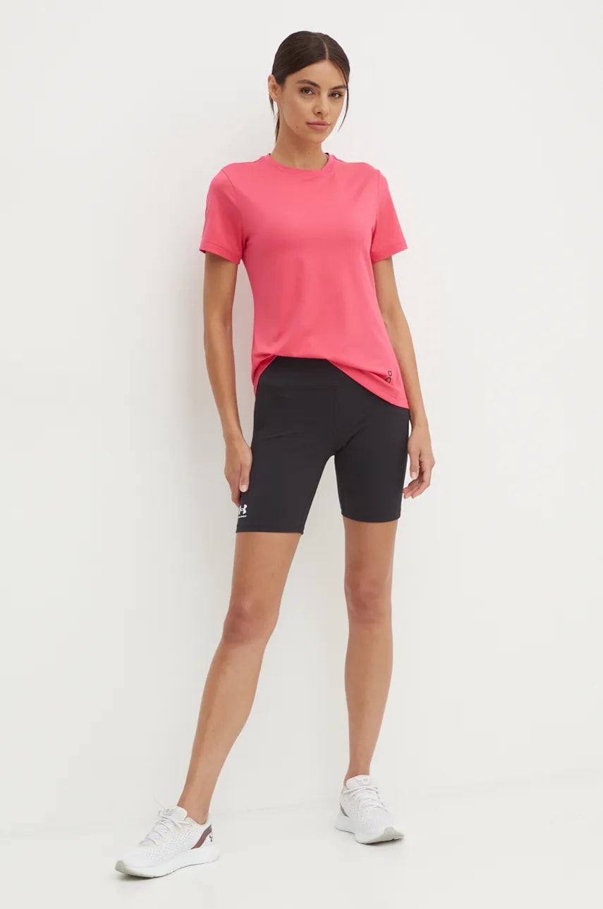 Тренировочные шорты Under Armour Rival цвет чёрный однотонные высокая посадка 1386703 Тренировочные шорты Under Armour Rival цвет чёрный однотонные высокая посадка 1386703